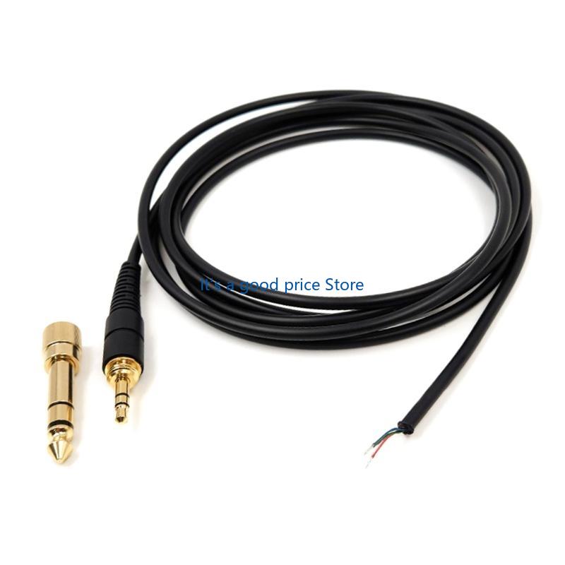 6.5mm Headset Repair Wire Easy Installation for DT770 DT880 DT990 MDR-7506 CD900