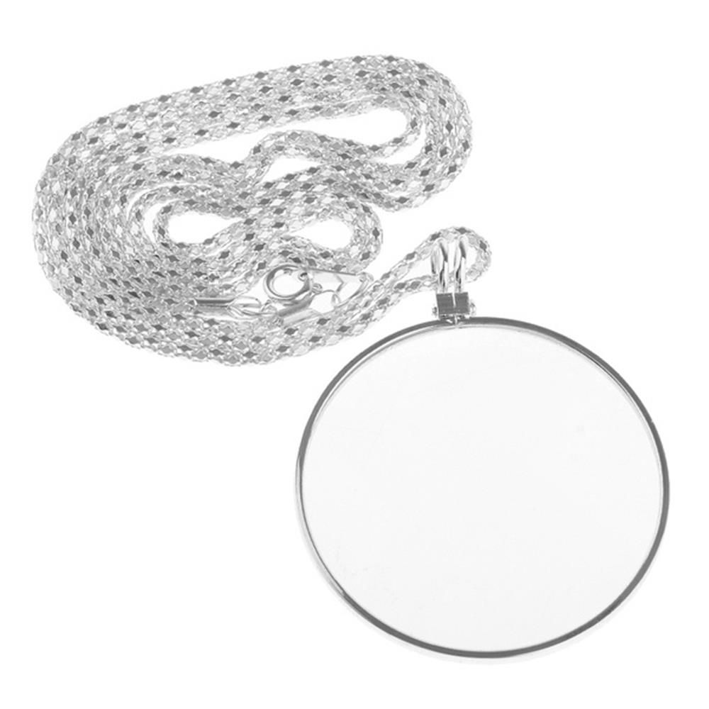 

Magnifier Monocle Chain Reading Glass Lens Magnifying Glass Necklace Jewelry Loupe 5X Magnifying