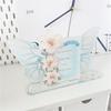 Card Display Stand Photo Holder Dark Rose Card Sleeve Butterfly Wings Photo Protection Acrylic Beauty Photo Card Frame