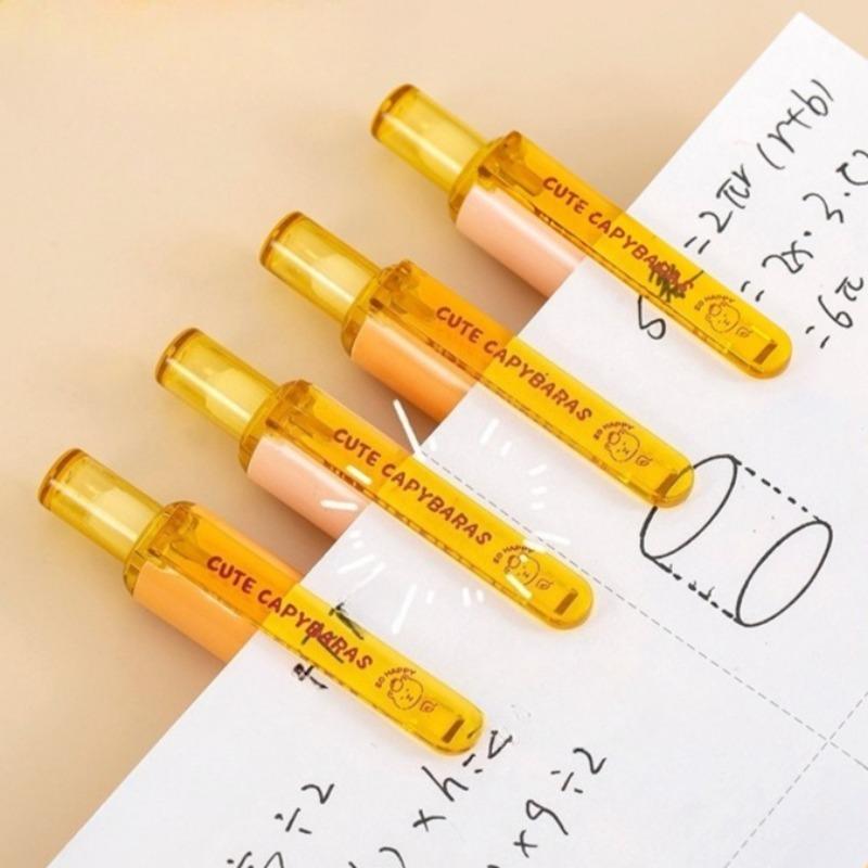 12Pcs Lytwtwtw Cute Pen Capybara Ballpoint Pen News Office Gift School Supplies Stationery Kawaii Fun Pen Student Stationery Office Supplies