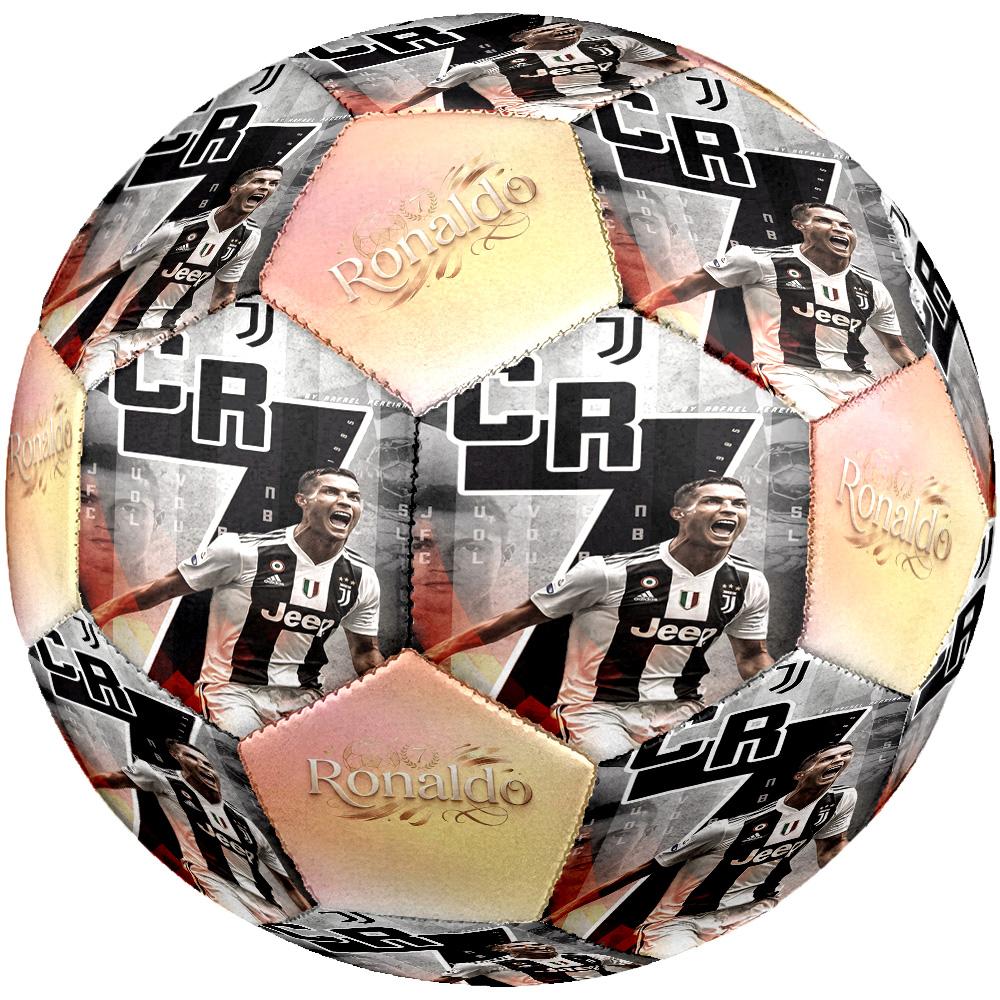 Ronaldo's Cr7 Football Legend Size 5 Soccer Ball Machine Sewn Indoor/Outdoor Training and Matches Perfect Commemorative Gift for Soccer Lovers