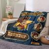 1pc, Cozy Woody's Roundup Home Decor Blanket: A Perfect Gift for Your Bedroom, Living Room, or Outdoor, Flannel Throw Blanket, Ideal for Couches