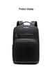 Men's High-End Expandable Backpack: Business Travel Laptop Bag, Lightweight and Stylish