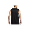 Nike SS23 Basketball Series Logo Print V-Neck Sports Tank Top Men Tops Black FJ6152-010