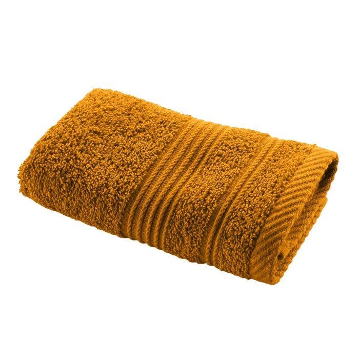 Serviette de toilette invite 30 x 50 cm Tendresse curry