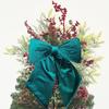Velvet Bow Christmas Tree Decor Wedding Door Window Decoration Festive Home Accent for Holiday Celebrations