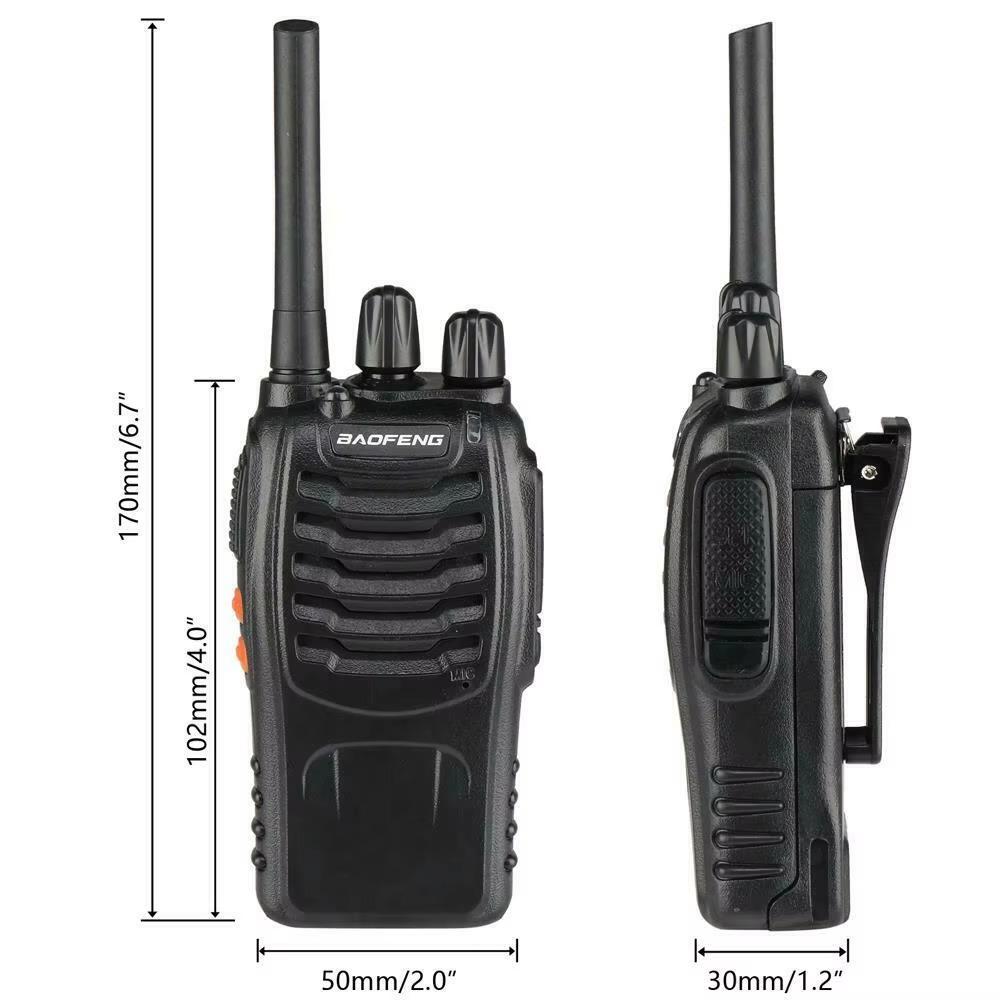 Manufactor Original Baofeng 2 4 6 Pack BF - 88E 5W  Walkie-Talkie  long-distance communication ultra-long standby  road trip