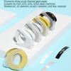 Embossing Label Tape Waterproof Embossing Tape Embossing Labels Easy to Use for Labeling Machine