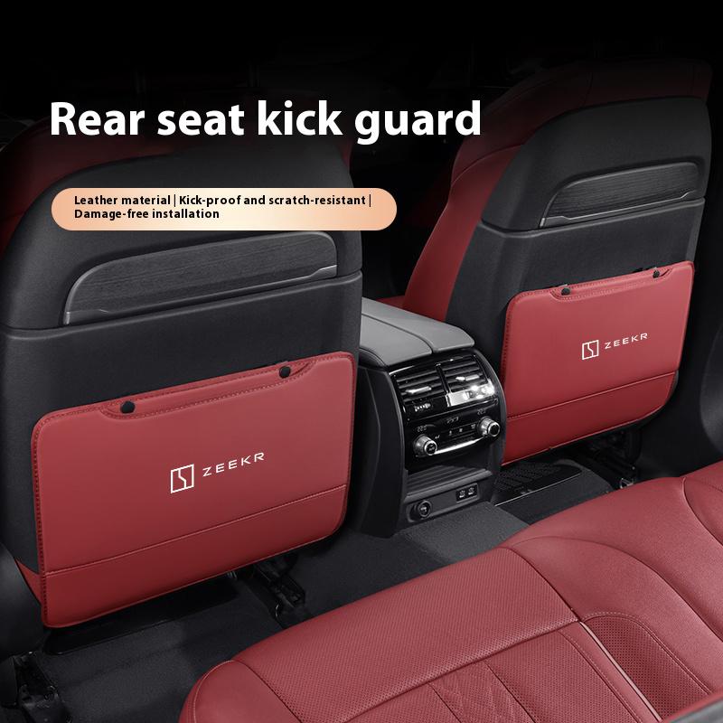 Car Seat Back Protection Anti-Kick Pad Rear Seat Storage Bag For ZEEKR 001 007 009 001FR 007GT X MIX 7X 9X Auto Accessories