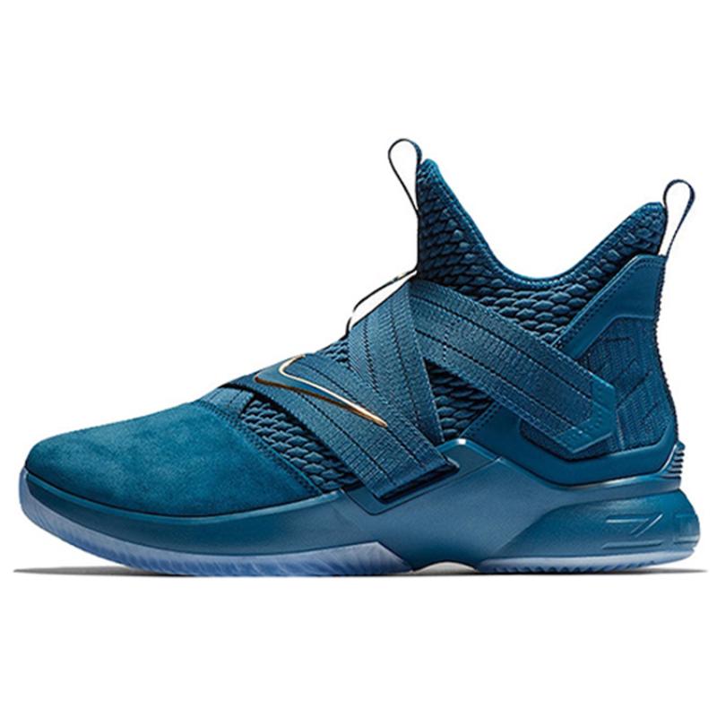 Nike LeBron Soldier 12 Sfg Epn 'Blue Gold' Sneakers AO4055-400