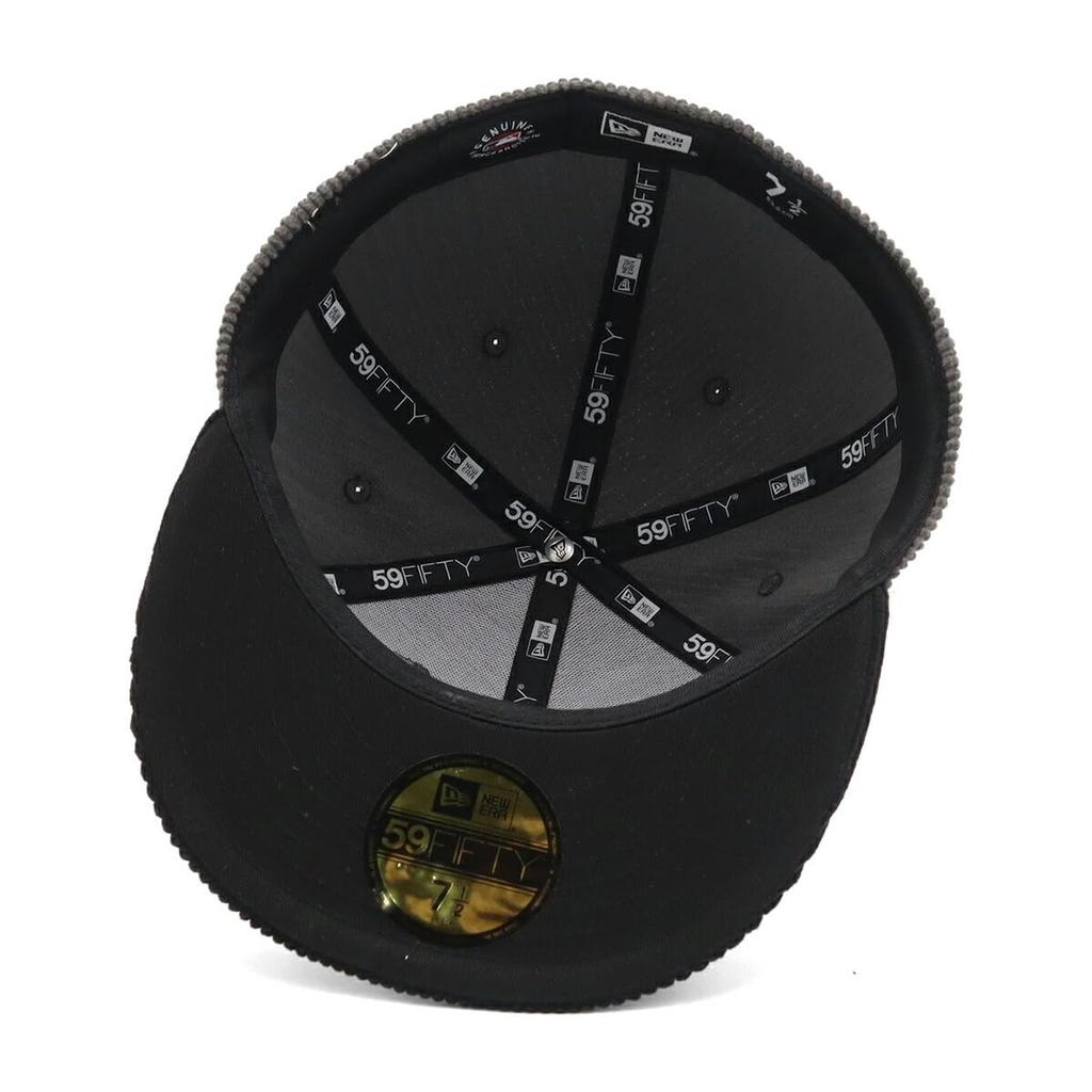 NEW ERA 59FIFTY MLB Cap Corduroy Chicago White Sox 7 5950 MLB 8W CORD CHIWHI GRY BLK 3/8