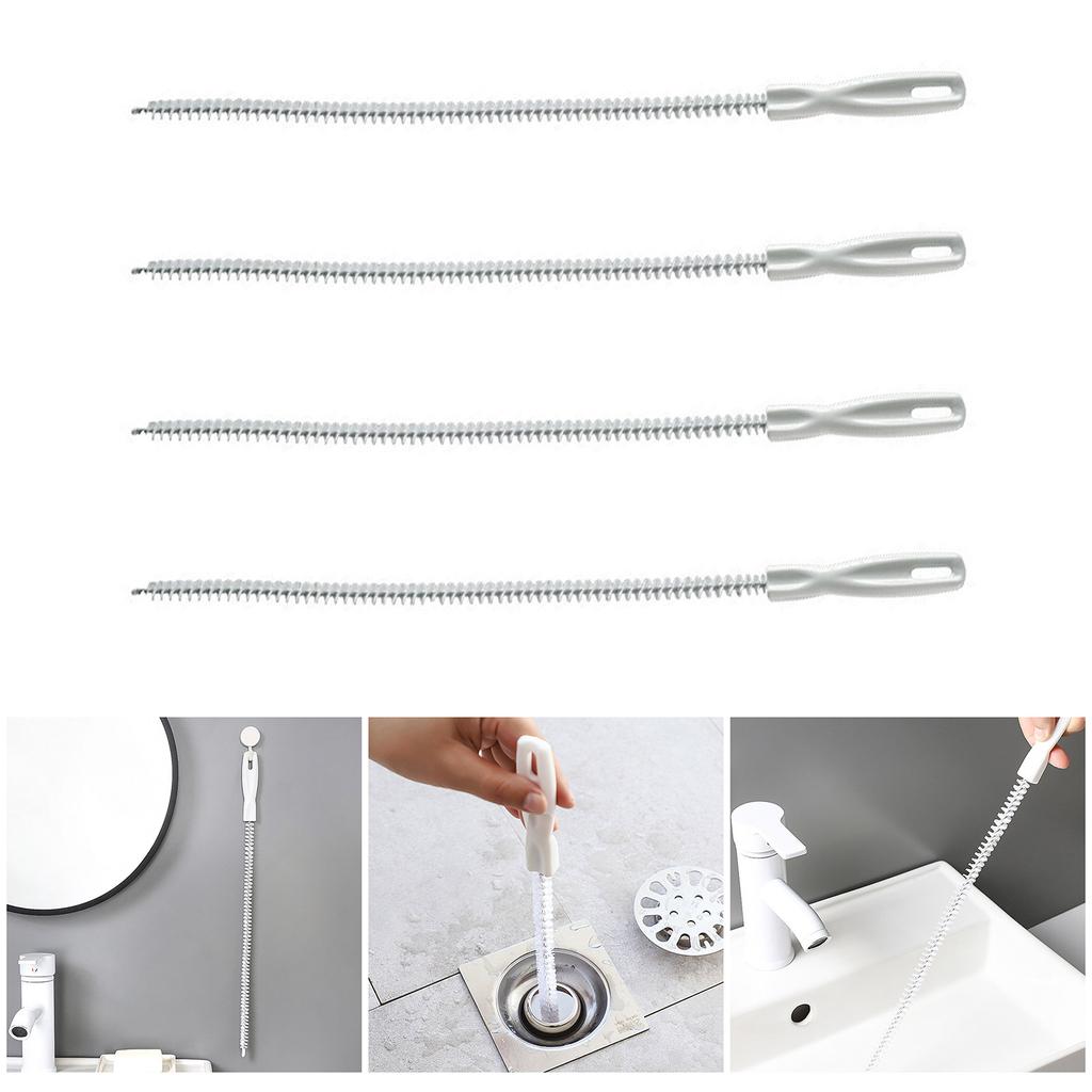 Sewer Drain Brush,Bendable Long Pipe Cleaner Flexible Sewer Cleaning Tool for Home Kitchen Sink,Shower Bathtub Hair Clog