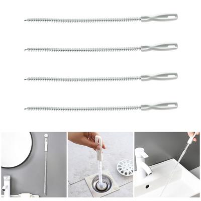 Abflussreiniger Bürste Biegsam Lang Rohrreiniger Flexibles Kanalreinigungswerkzeug für Zuhause Küchenspüle Dusche Badewanne Haarlocke
