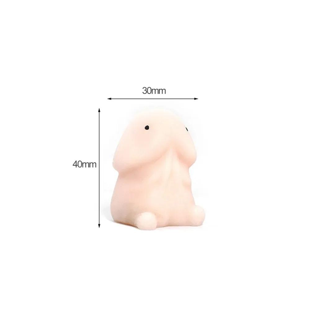 12/6pcs Mini Squishy Penis Doll Masturbator Rising Penis Stress Relief Toys Interesting Gifts Decompression Relax Pressure Toy