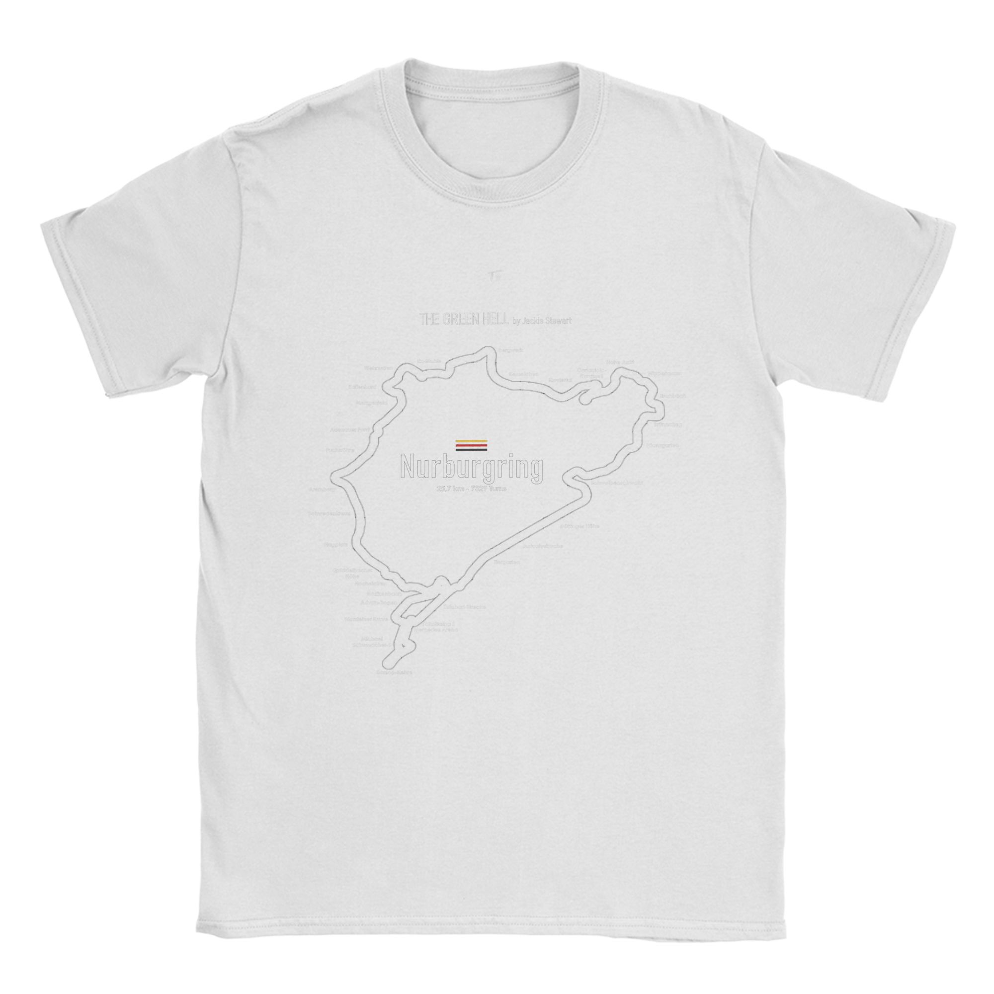

The Nurburgring Nordschleife T-Shirt Summer Hip Hop T-Shirts Men s Cotton O-Neck Clothes Short Sleeve Streetwear Tshirt 2XL