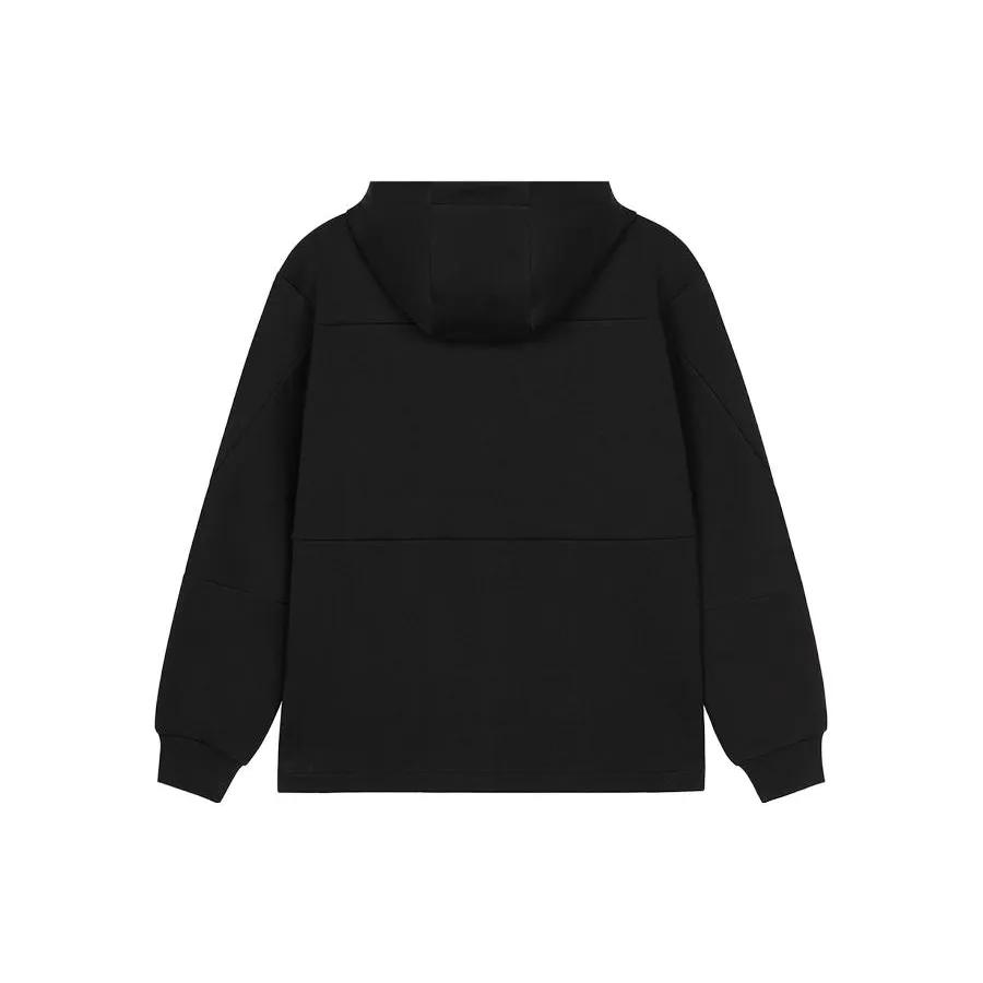 New Balance Jackets Men's Black Hooded Moderate Other (Unisex) Jackets 6DD38651 BK