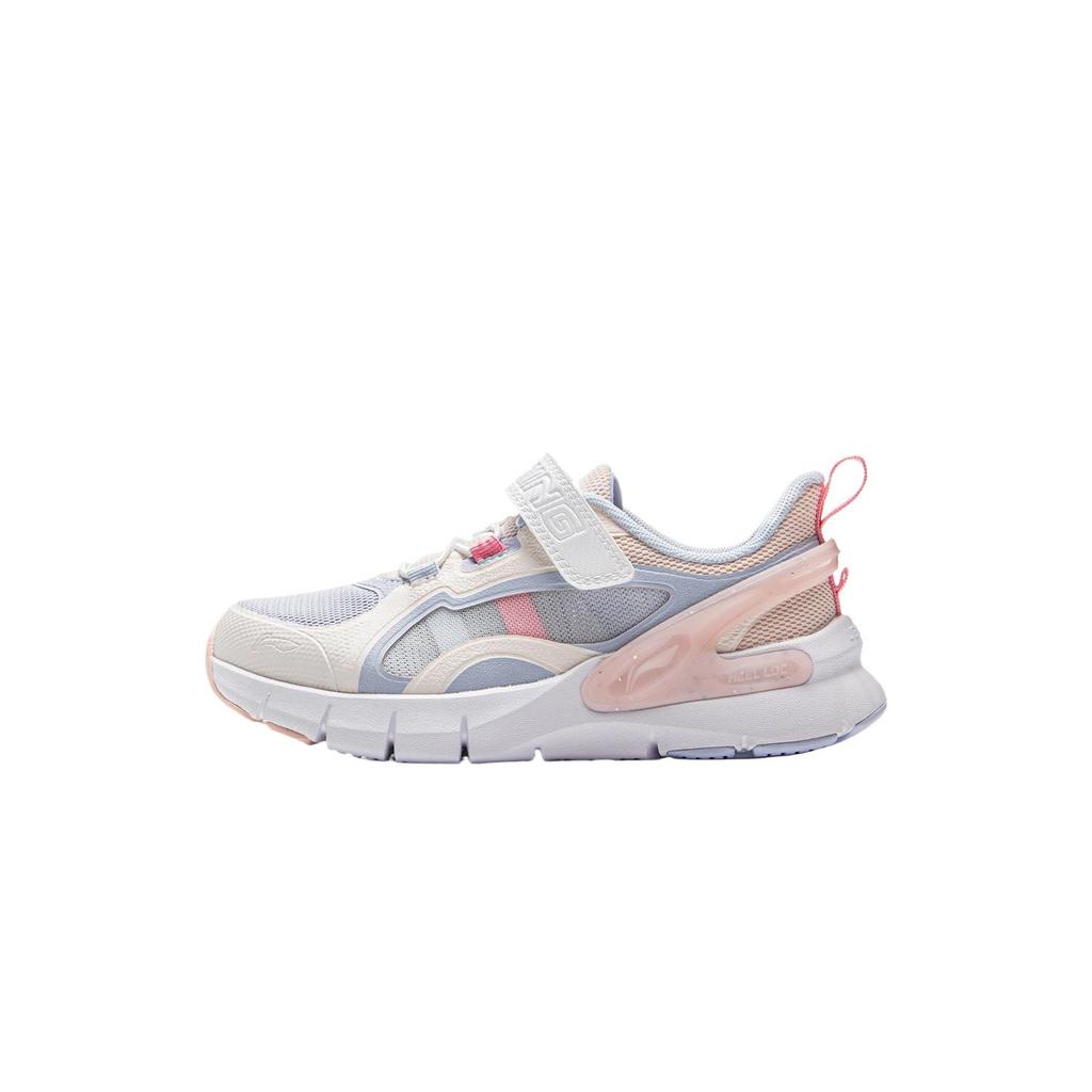 Li Ning Kids Sports Lifestyle Series Simple Comfortable Fashion Versatile Breathable Supportive Rebound Low-Top Casual Shoes Kids Sneaker YKNV030-2