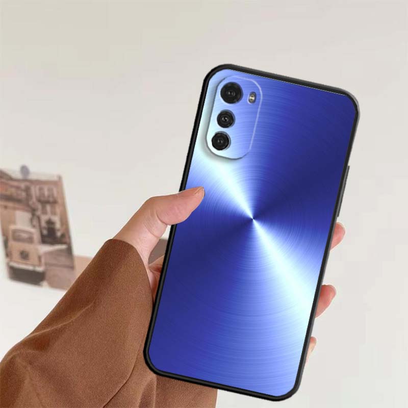 Art Colored Luminous Pattern For Motorola G85 Edge 50 G24 G35 G14 G04 40 G72 G34 G G54 G13 G32 5G Black Phone Case
