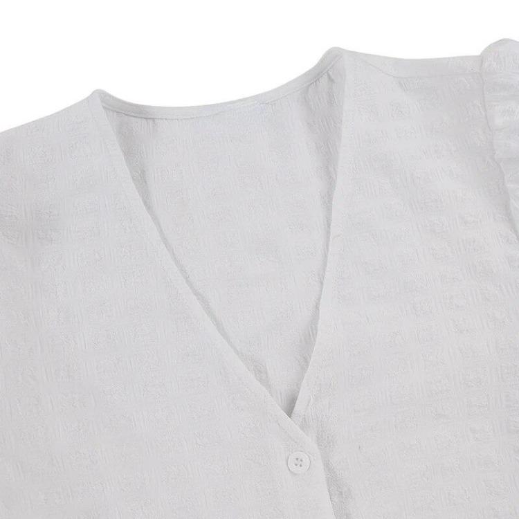 Letní Dámské Maxi Šaty Elegantní Nadměrná Velikost Jednodílné Šaty Výstřih do V Jednobarevné Poloviční Rukáv Vintage Plážová Párty Móda Sexy Dámské Oblečení