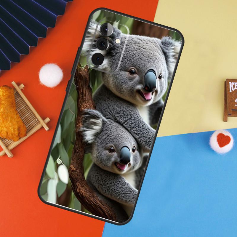 Koala Case For Samsung Galaxy A17 A35 A55 A06 A16 A26 A36 A56 A53 A32 A52 A33 A13 A14 A34 A54 A15