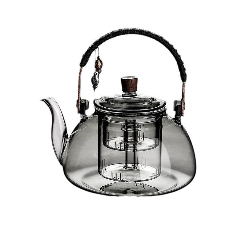 

ZISIZ Glass Teapot with Handle