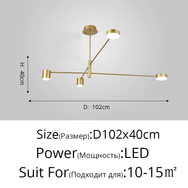 New Modern LED Chandelier Lights Bedroom Living Dining Room Gold Black Indoor Fixture Lighting Lamps Apply To AC90-260V