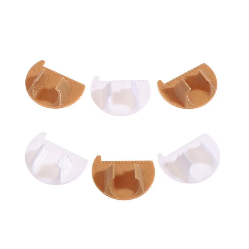 

3Pcs Diy Hand Sewing Aids Finger Protector Home Sewing Edge Lockstitch Sewing Stencil Accessories 2/3/4mm білий