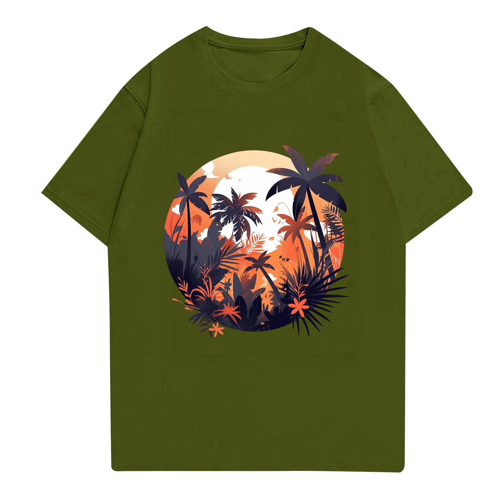 

Мужская рубашка с воротником-стойкой и коротким рукавом, свободная рубашка для отдыха и отдыха, мужская L армия зеленый