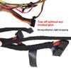 Car Wiring Harness Tape Wear Proof Flame Retardant 10M/15M/25M for Auto Cable Loom Insulation Wrapping Engine Wiring Protection