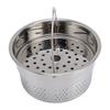 Oală pentru gătit la abur pentru robot de bucătărie TM5 TM6 Coș pentru gătit la abur Oțel inoxidabil Instrument de bucătărie