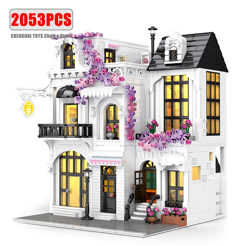 Top-Grade Moc High-Standard Creative First-Class European Building-Set Design High-Standard Construction High-Standard Bricks Premium-Quality Garden