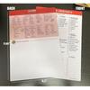 Reusable Kidney Friendly Food Grocery & Shopping List Guide, Kidney Friendly Diet Food Chart Meal Plan, Double Sided Erasable Material