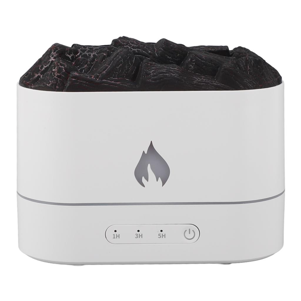 Diffuser 7 Colors Lights Fine Mist Simulated Flame Smart Timer 250ml   Super Quiet USB Charging   Humidifier for Bedroom