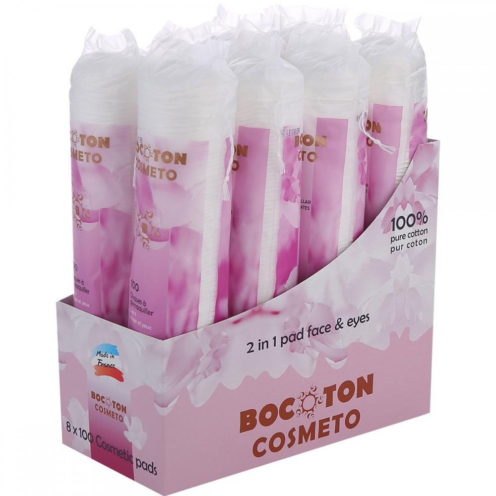 

Bocotong Cosmetto Cotton Pads 100 Sheets X 8 Packs