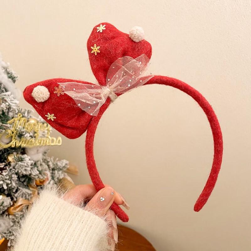 Christmas Reindeer Antler Hair Clip Set