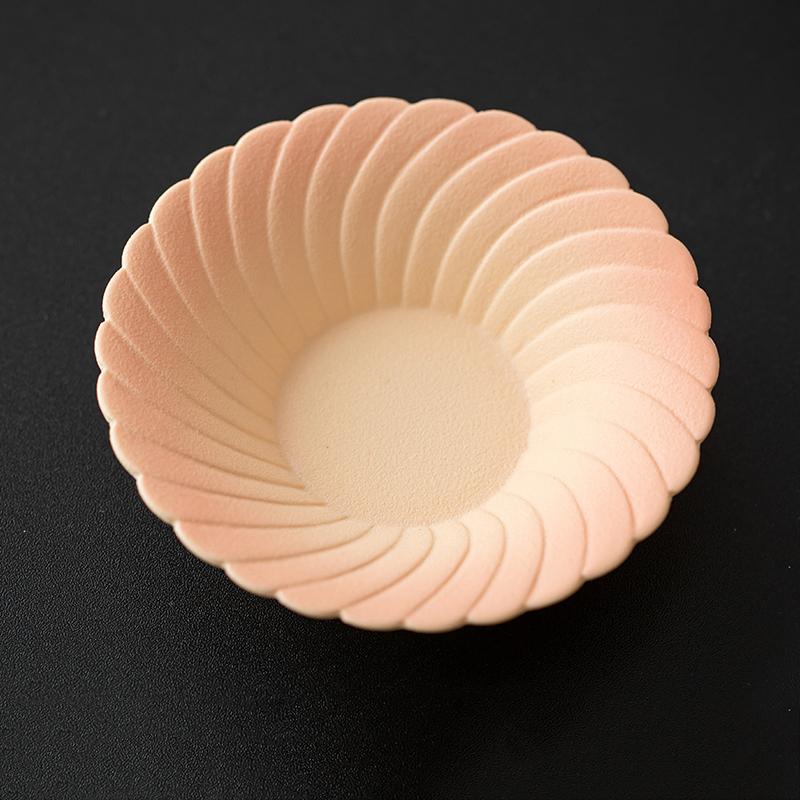 Ceramic candy plate, Chinese creative lotus biscuit plate, exquisite nut plate, home decoration small dish абрикосовый