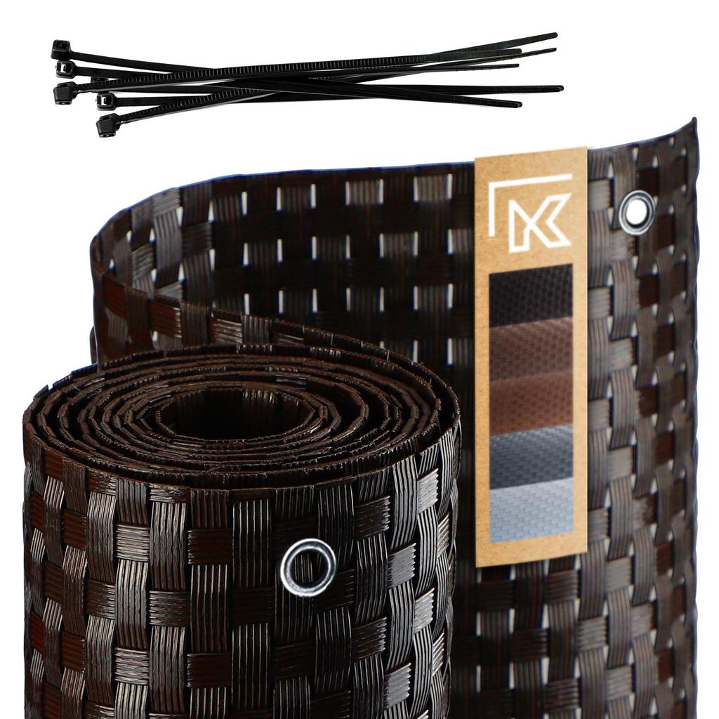 KADAX Balcony Cover Technorattan Balcony Mat 