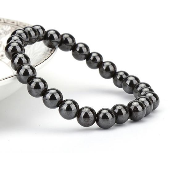 4Pcs/Set Couple Bracelet Assorted 8mm Round Beads Natural Stones Elastic Stress Relief Men Women Tiger Eye Bracelet Fashion Jewelry