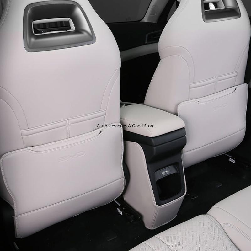 Car Seat Back Pad Anti-Kick Armrest Box Protector Cushion for BYD Yuan Pro Yuan UP 2026 2026 Anti-Dirty Mat Accessories Styling