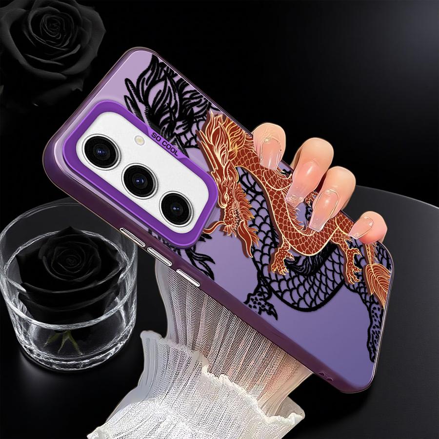 Case for Samsung Galaxy A14 A56 A54 A72 A32 A36 A25 A73 A17 A52 A13 A16 A34 A12 A23 A71 Phone Cover Dragon