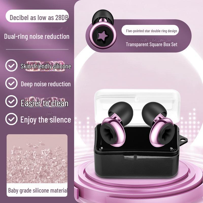 Bouchons d'oreille en silicone anti-bruit: Étanche, Insonorisé, Idéal pour les dortoirs, le travail, les ateliers et le ronflement