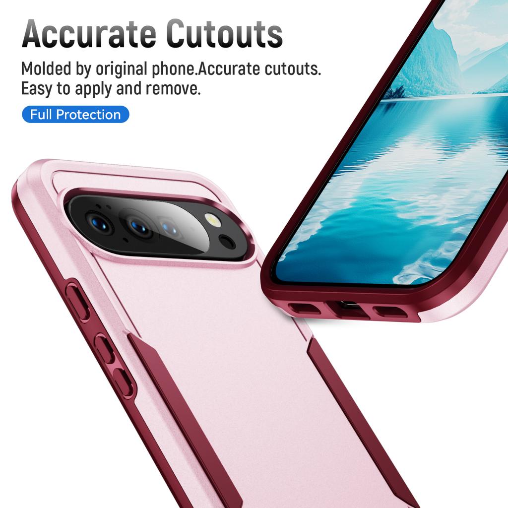 Etui na Google Pixel 10/10 Pro PC + TPU Klasa wojskowa Ochrona przed upadkiem Pokrowiec na telefon