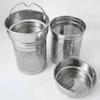 2pcs Filter Portable Bottle Cup Non-rust Home Tea Infusers Office Tea Strainer Hiking Stainless Steel Drinking Mesh