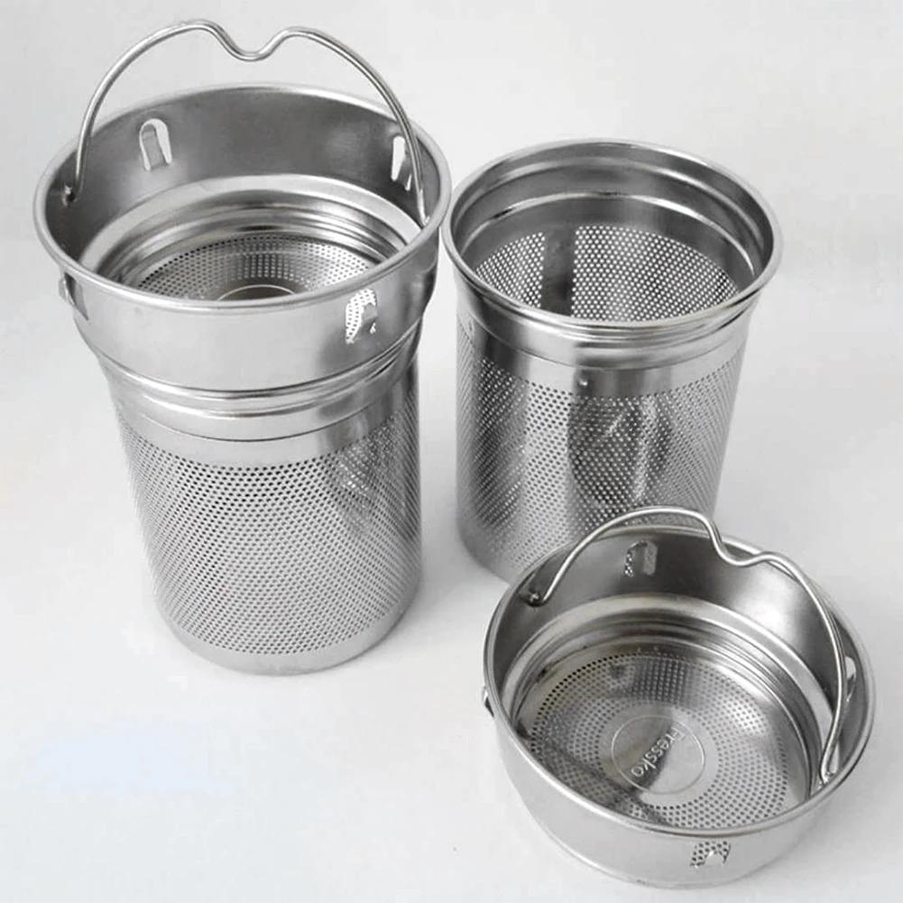 2pcs Filter Portable Bottle Cup Non-rust Home Tea Infusers Office Tea Strainer Hiking Stainless Steel Drinking Mesh