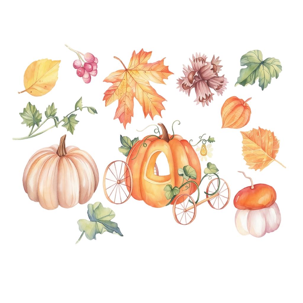 Thanksgiving Holiday Table Placemat Pumpkin and Maple Leaf Pattern Printed Dining Mat 45x30cm for Seasonal Table Decoration