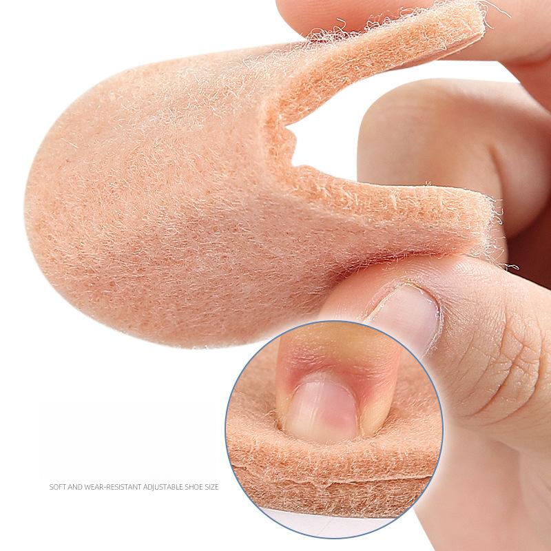 Felt Forefoot Pad, High Heels, Soft and Anti-wear, Anti-loss Heel Sticker, Self-adhesive Shock Absorption, Code Adjustment, Half Size Heel Pad