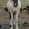 Leg Strap For Horse 4 Pieces Reflective Animals Foot Wraps Horse Leg Bands With LED Light For Grassland Stables Equestrian Night