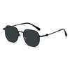 Sunglasses Women'S High-End Face Small Large Frame Polygonal Metal Glasses Men'S Sunglasses