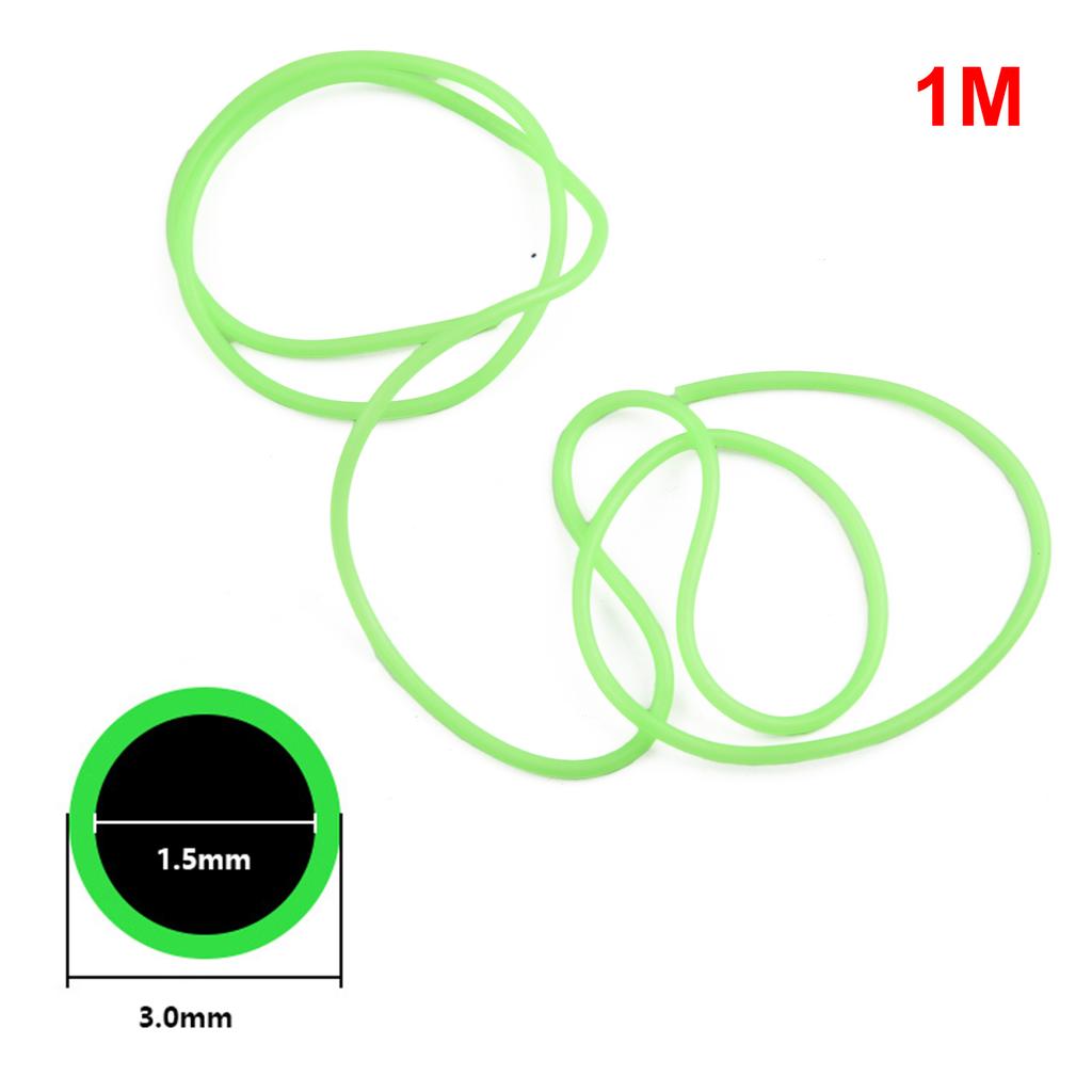 Luminous Tube 0.8mm/1mm/1.5mm/2mm 1/1.5m Length Fishing Tackle