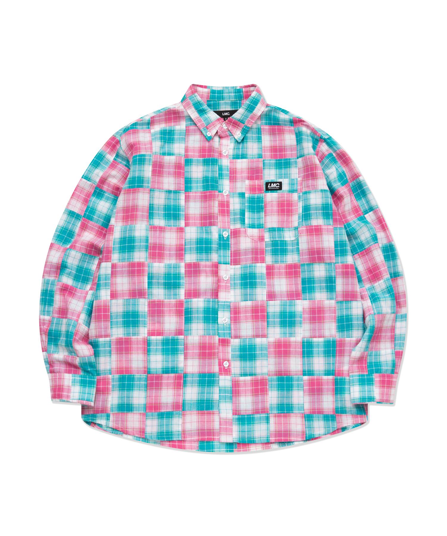 Lmc Lmc Madras Patchwork Shirt Check Check/1